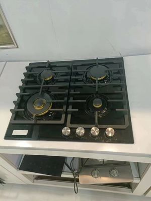 Металлическая ручка Домашнее Нержавеющая сталь кольцо 2 горелка Газовая печь Печь для столовой плиты