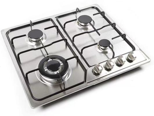Столовая газовая печь для кухонных приборов с 4 горелками и керамической/стеклянной поверхностью