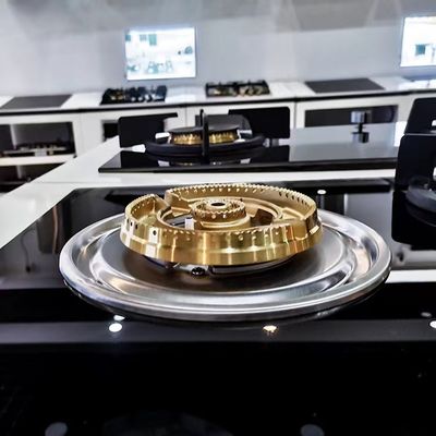 Столовая газовая печь для кухонных приборов с 4 горелками и керамической/стеклянной поверхностью
