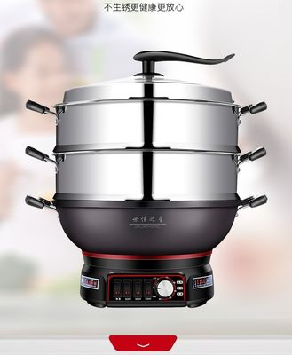 Противоприкасающее покрытие Электрический вак для бытовых 220V Жарка и жарка Частная плесень