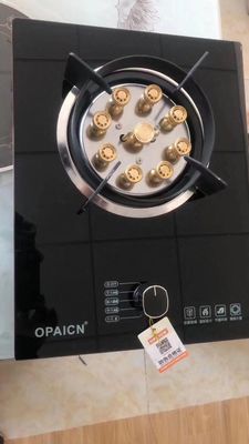 Размер наружной печи Кампинговая портативная газовая печь с одним горелкой и ручкой управления газом
