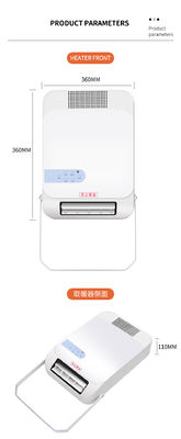 QN 1800w Авто безопасность отключение системы портативные электрические обогреватели в белом