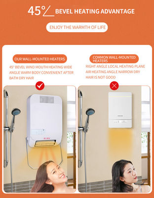 QN 1800w Авто безопасность отключение системы портативные электрические обогреватели в белом